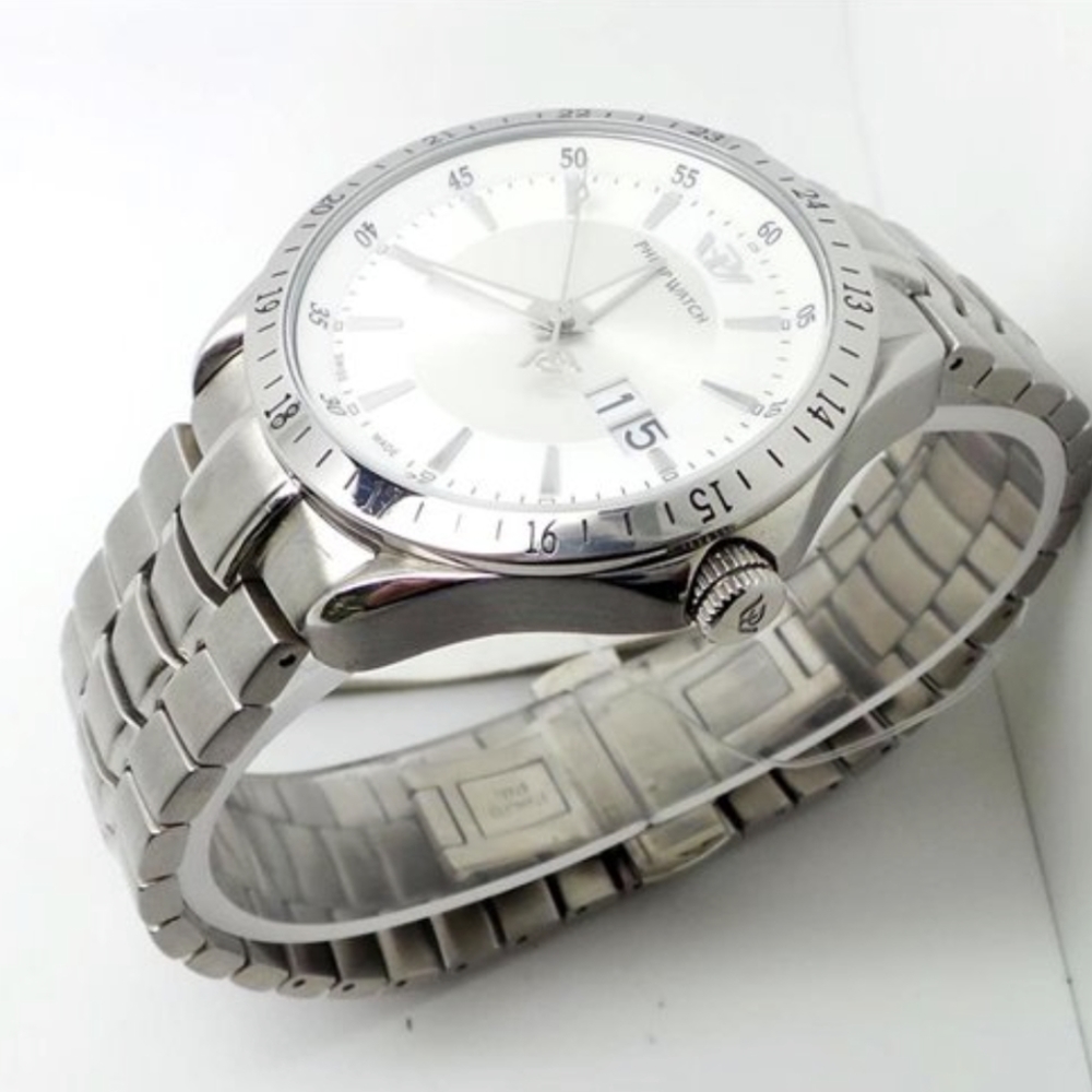 Philip Men's Stainless Steel Swiss Automatic Watch R8222165015